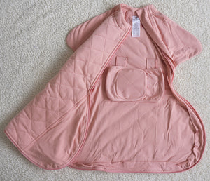 2.5 TOG Winter - Sleepy Hugs Extra-Wide Sack 'Warm' - Peach Pink