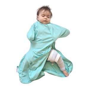 Sleepy Hugs 'Cool' Extra-Wide Sack - Cool Mint (Summer)