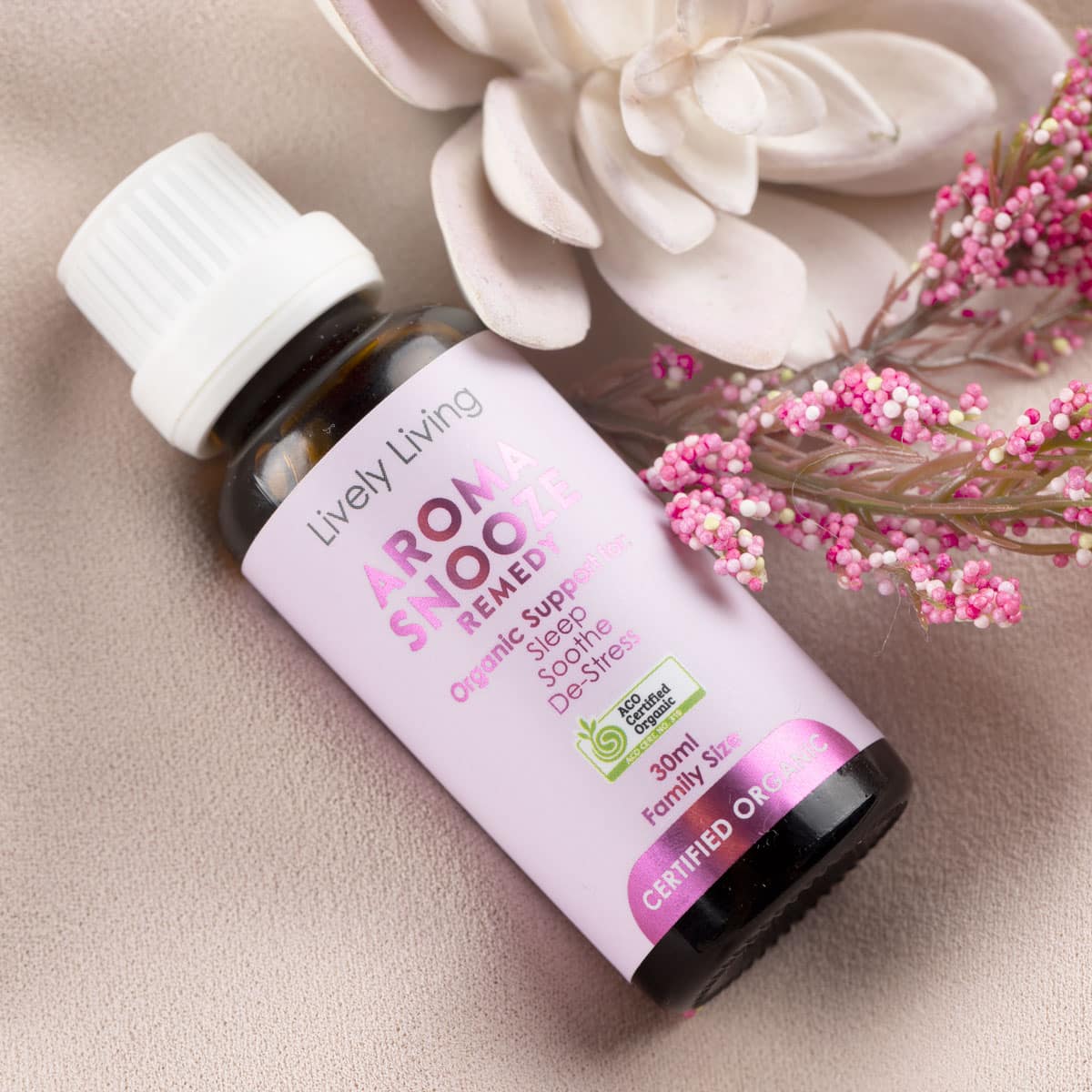 Certified Organic Pure Essential Oil - Aroma Snooze Remedy 30ml