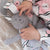 soft bunny doll with drawer doll bed
