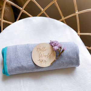 Koala Hugs newborn swaddle wrap gently calms baby's startle reflex and keeps them sleeping longer.