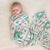 Newborn swaddle blanket wrap with arm pockets