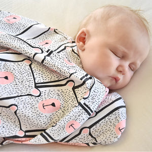 Baby sleeping bag for gentle swaddle transitioning 