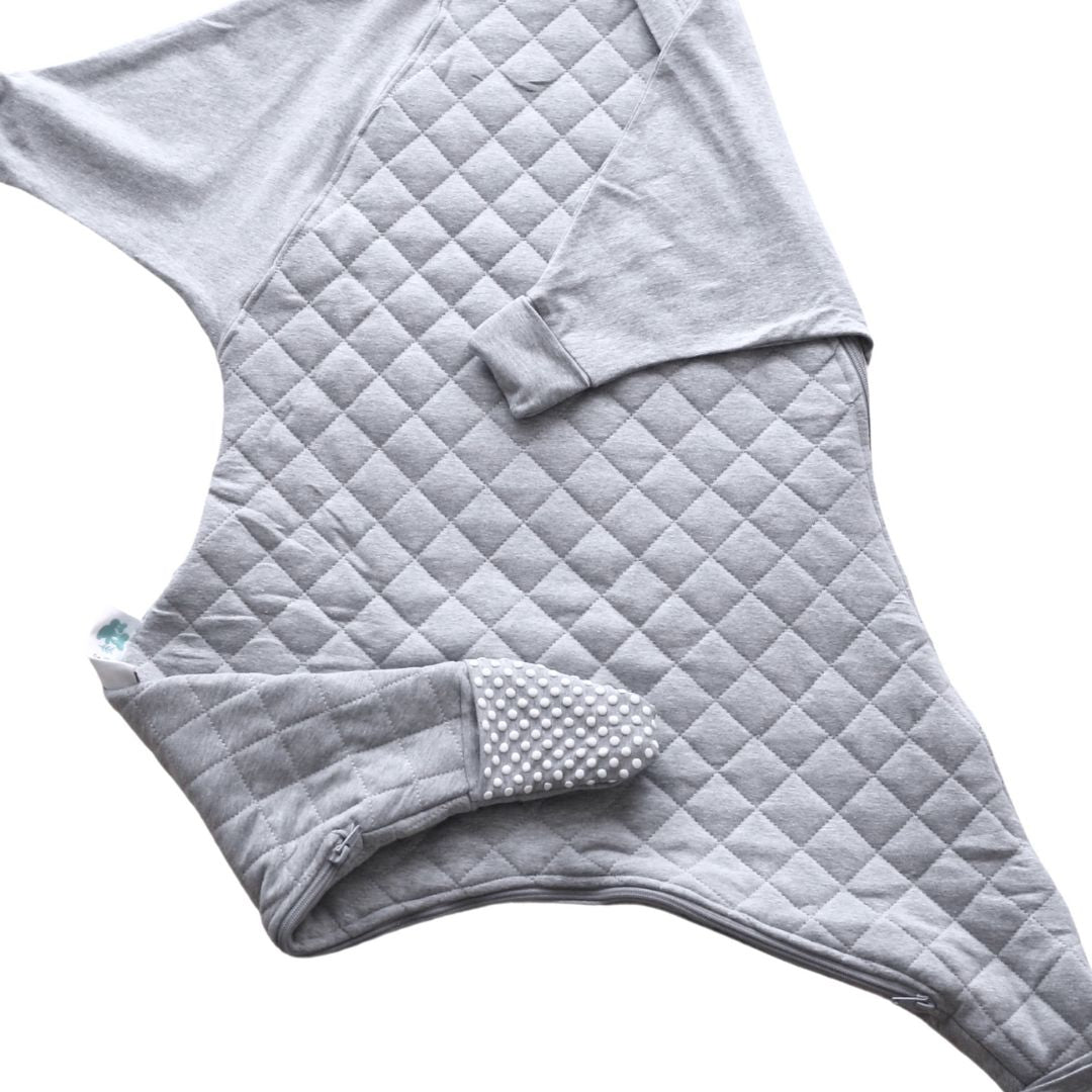 Winter Cozy Toddler Sleepsuit with anti-slip dots