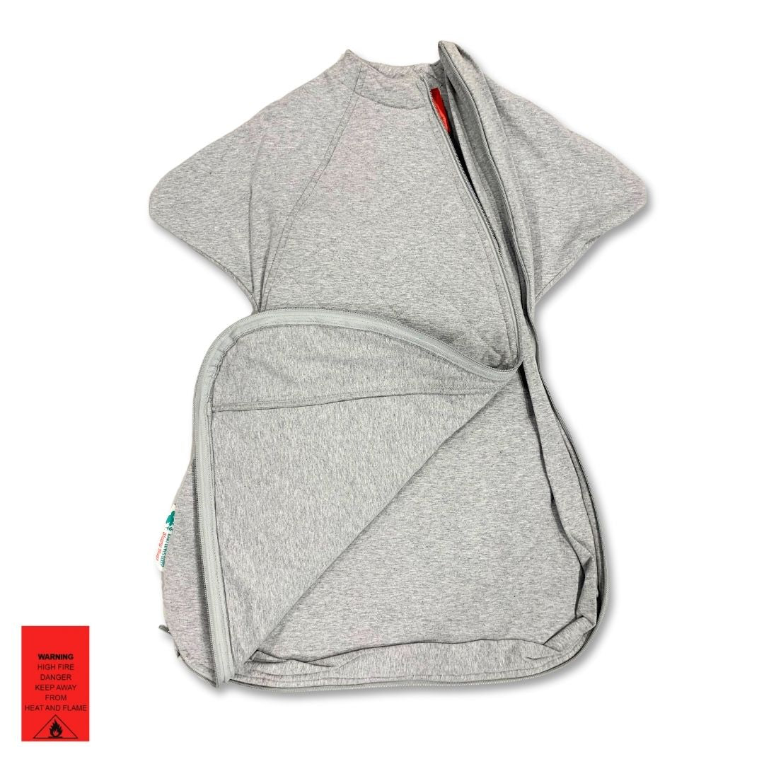 2.5TOG baby transition sleep sack with belly band for tummy rollers