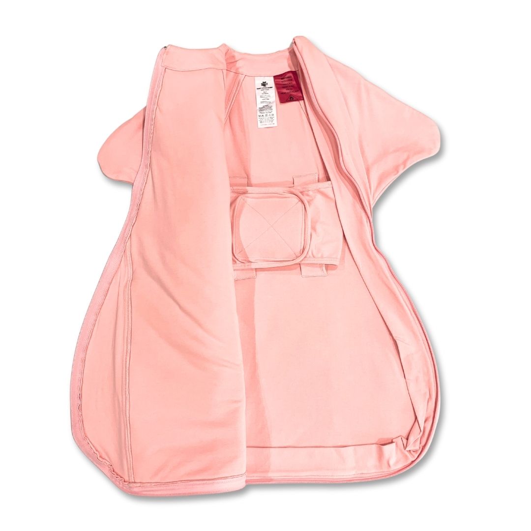 2.5TOG transitioning baby sleep sack with belly band for tummy rollers