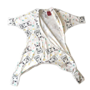 toddler onesie sleepsuit with zipper for nappy changing