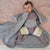 Baby sleeping bag with sleeves for hip harness | Winter 2.5TOG