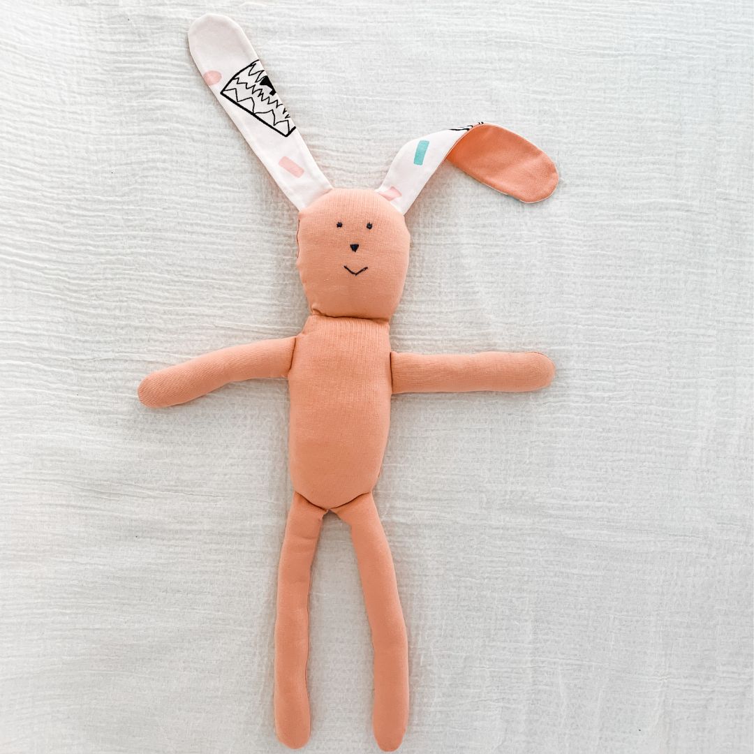 Organic cotton soft cuddle doll