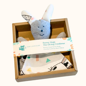 Gift Box for Bunny Hugs Giving Comforter