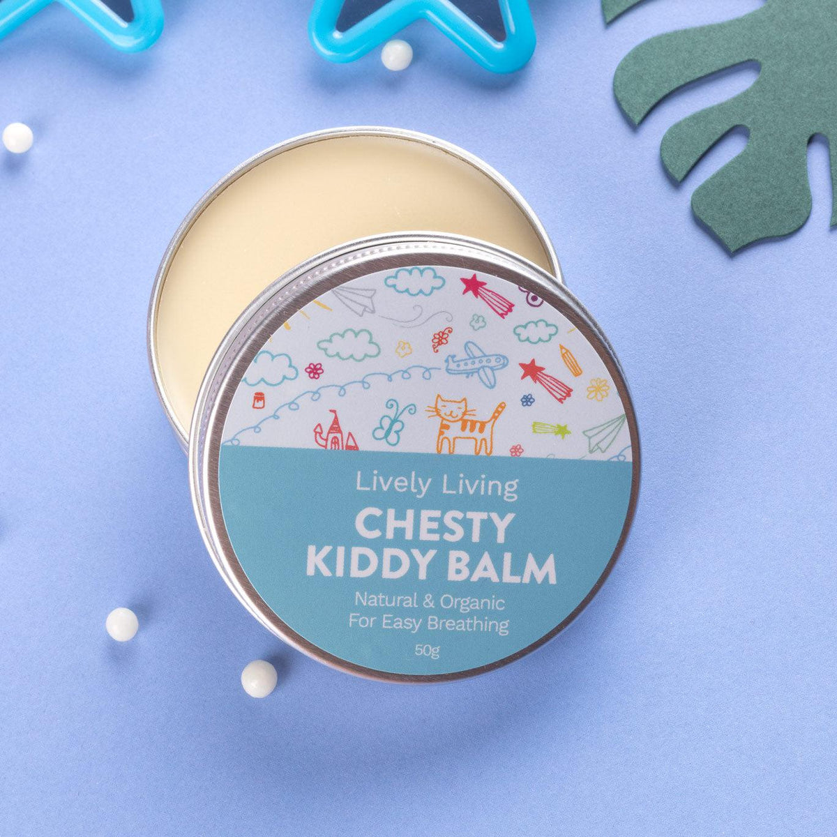 Chesty balm to help relieve congestion and breathing for children