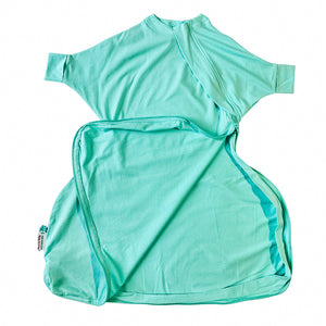 Hands In & Out Extra-Wide Sack (Hip Dysplasia) 'Cool' - Cool Mint (Summer)