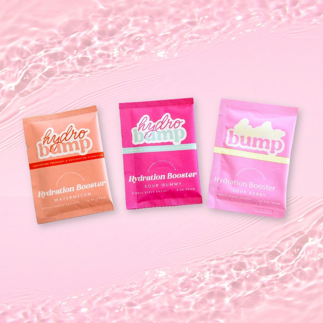 HydroBump hydration boosters for postpartum and pregnancy