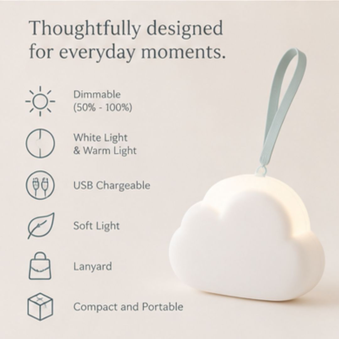 Little Cloud - Portable Rechargeable Night Light