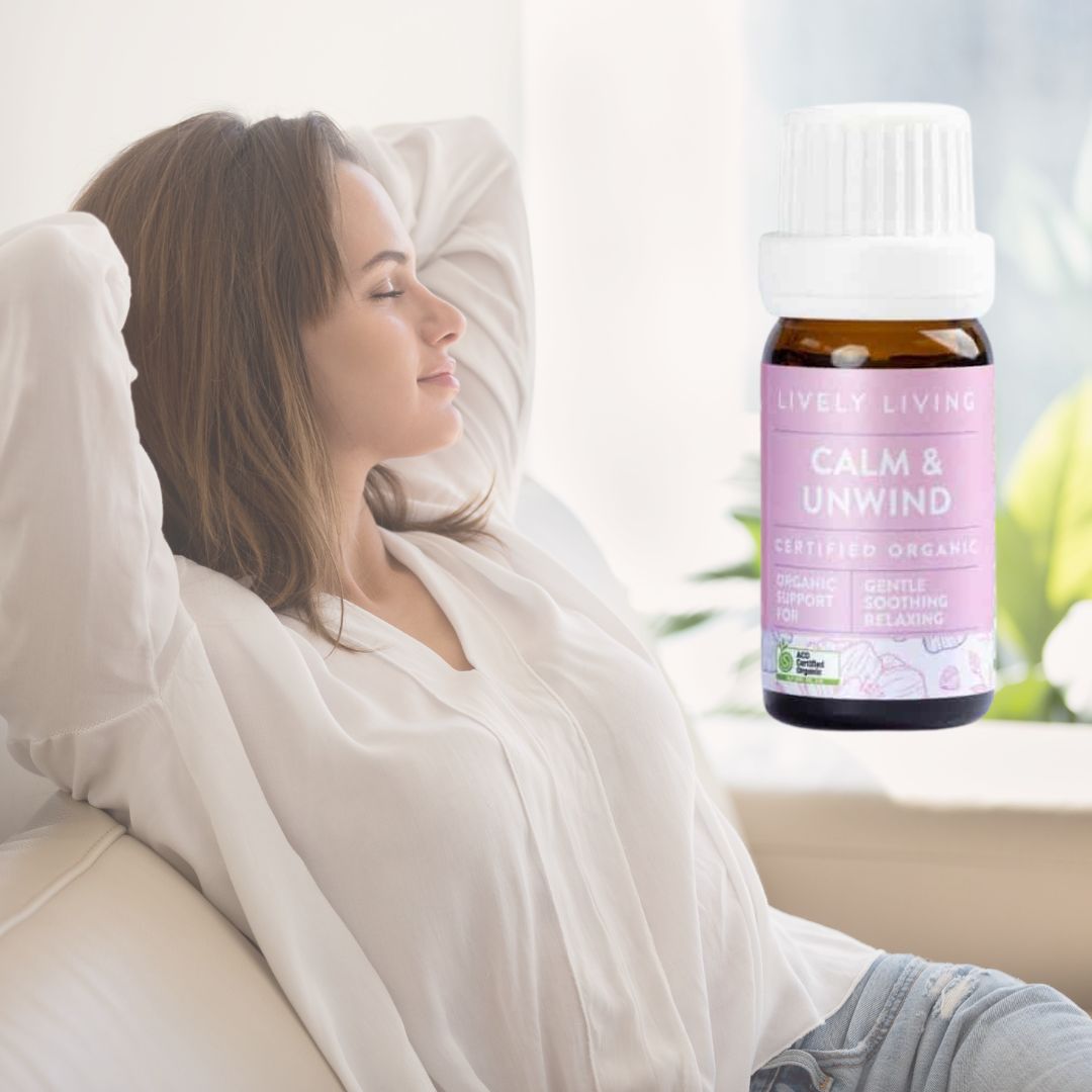 lively living calm and unwind pure essential oil for relaxing