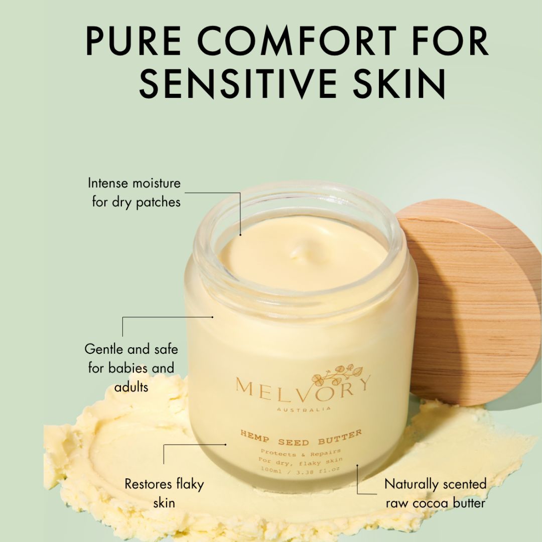 Benefits of Melvory hemp seed butter for skin