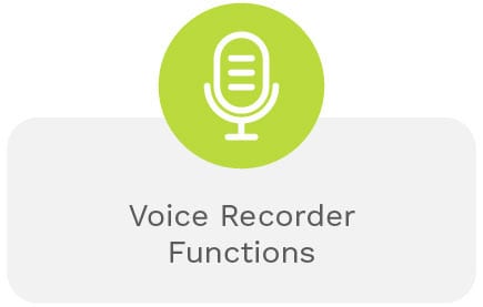The Aroma Snooze voice recorder function allows you to personalise and record your own voice or shushing sounds.