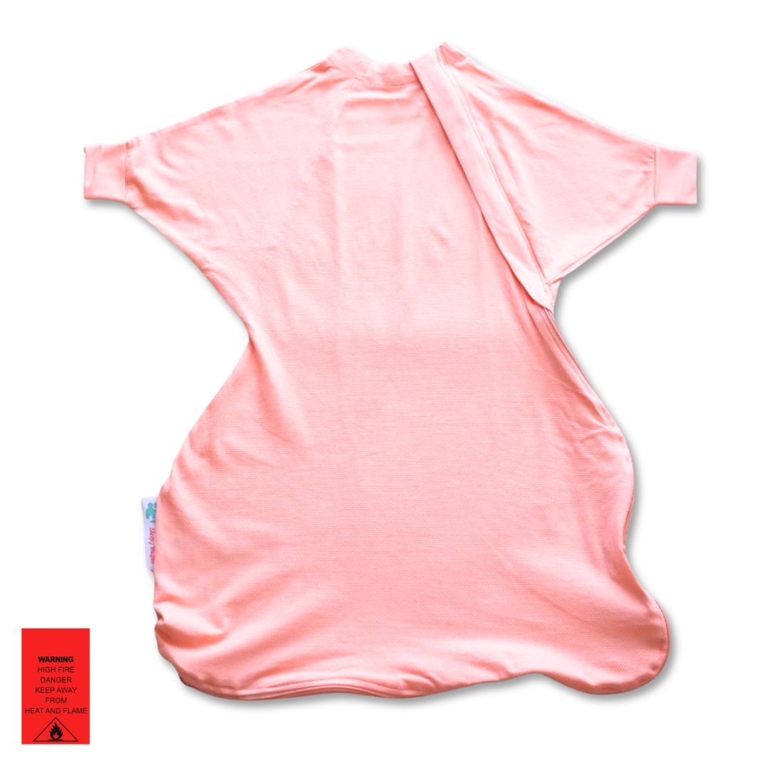 Pink baby sleeping bag for Summer