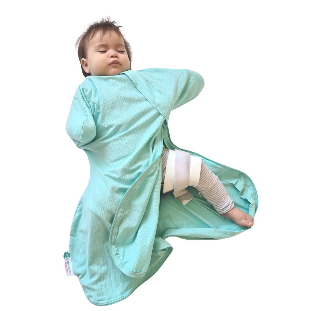 Baby sleeping bag for hip dysplasia  Edit alt text
