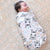 Newborn swaddle wrap to calm the startle reflex.