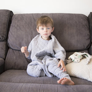 Toddler onesie sleep suit is a practical alternative to pyjamas for the cold winter season