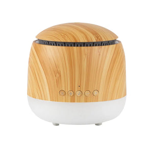 Aroma Snooze sleep aid is a humidifier, vaporiser, air purifier, red light therapy, plays white noise and pink noise, heartbeat sounds, rain sounds and lullabies plus has a voice recorder.