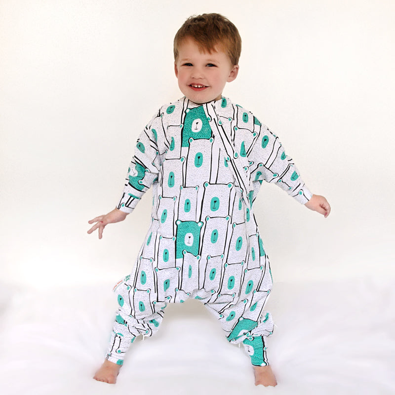 Toddler onesie pyjamas for toddlers that have outgrown a baby sleep bag