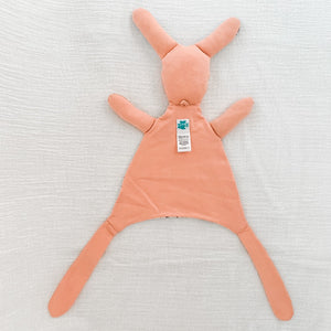 Bunny Hugs Baby Comforter - Peach Pink