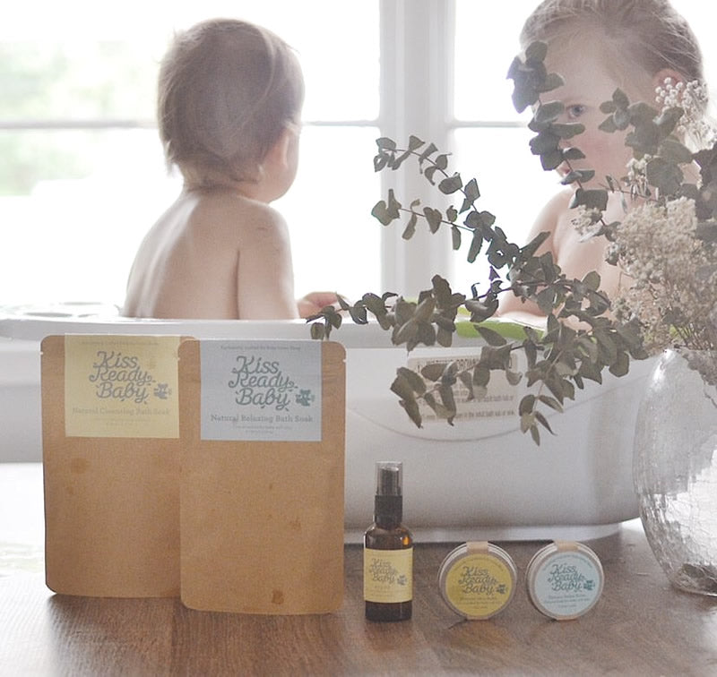Chia seed oil enriched organic baby skin care and baby bath products