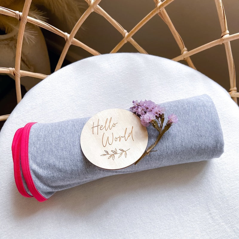 Koala Hugs newborn swaddle wraps gives security to help calm the startle reflex and keeps them sleeping longer.