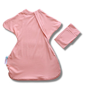 Summer baby sleeping bag for a gentle transition from swaddling to free arms