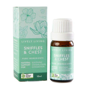 Certified Organic Pure Essential Oil - Sniffles and Chest 10ml