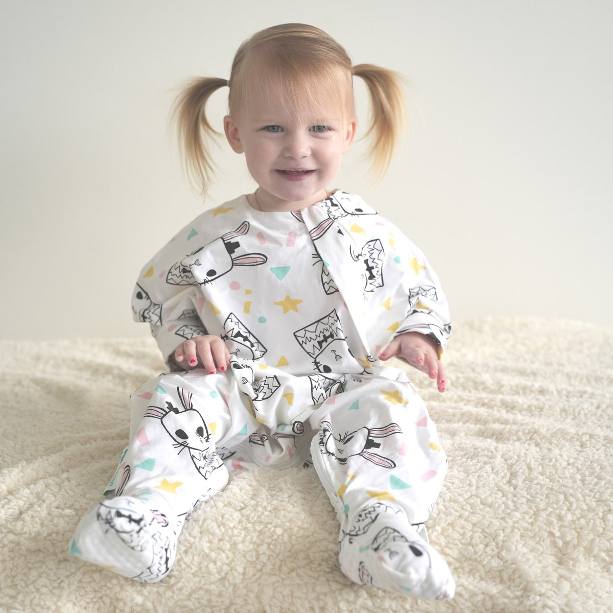 Cozy Toddler Suit (with legs) - Some Bunny Loves You (All Seasons)