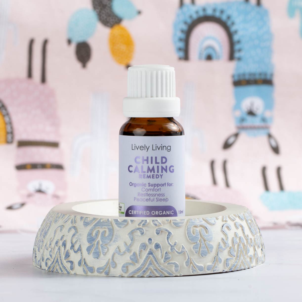 Child Calming Oil is certified organic pure essential oil is comforting, helps with restlessness and promotes peaceful sleep.