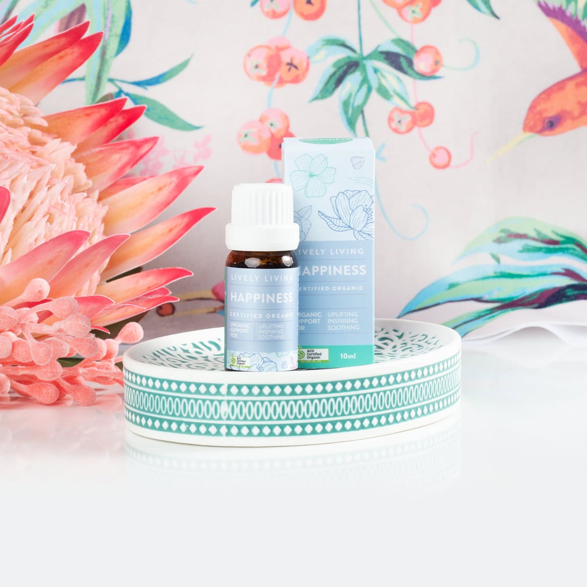 Certified Organic Pure Essential Oil - Happiness 10ml