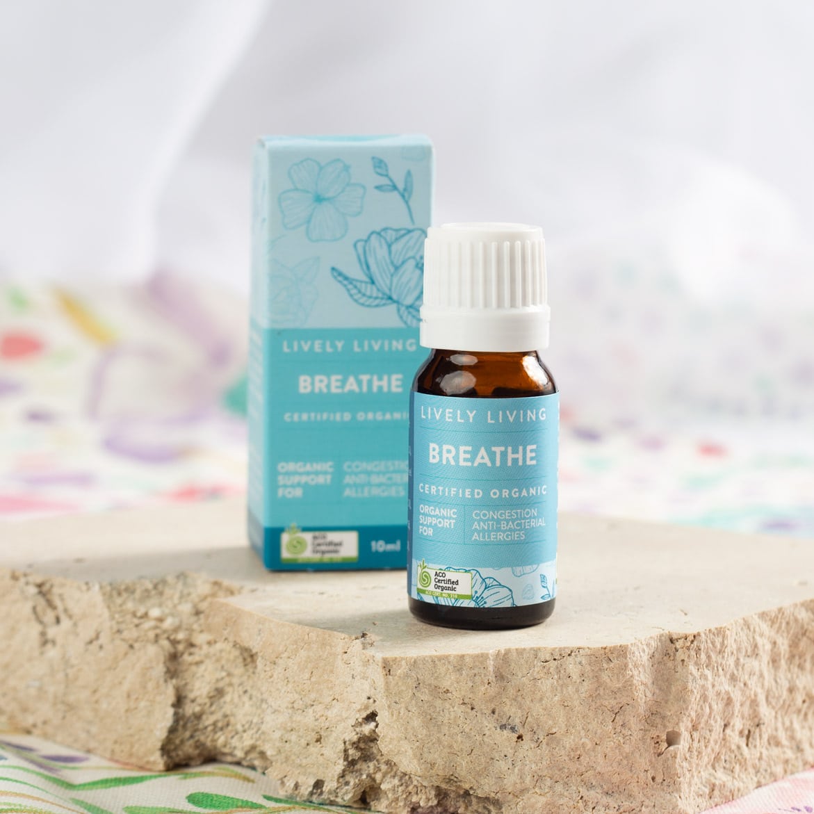 Part of the Lively Living Mother & Child Collection to support asthma, sinus issues, congestion and snoring.