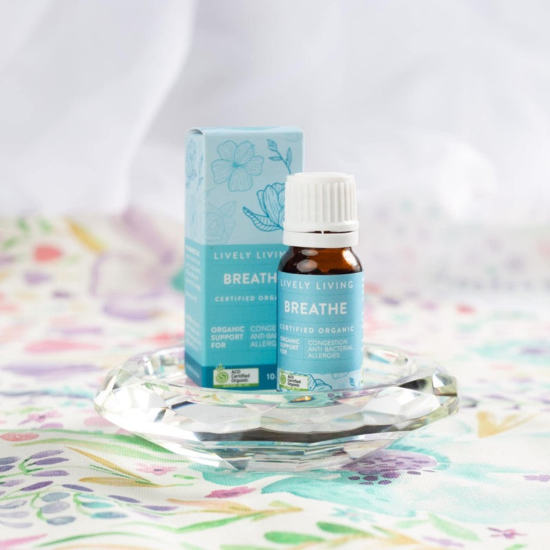 Part of the Lively Living Mother & Child Collection to support asthma, sinus issues, congestion and snoring.