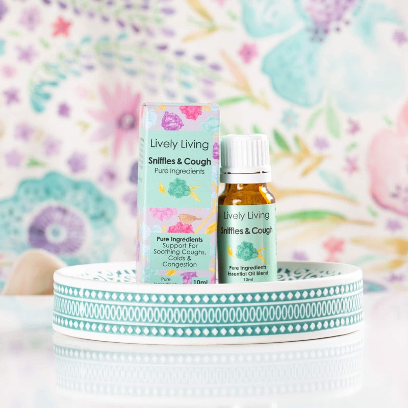 Part of the Lively Living Mother & Child Collection to support congestion and help eliminate sniffles.